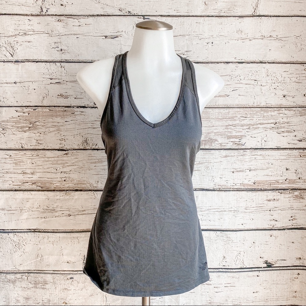 The North Face "flash dry" gray tank top